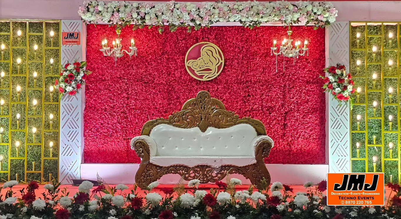 Floral Backdrop Decor
